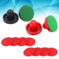 thumbnail image 3 of Air Hockey Pucks and Paddles Air Hockey Pushers Pucks Plastic 16Pcs Red, 3 of 6