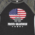 thumbnail image 4 of Inktastic Proud Military Grandson US Flag Boys Toddler T-Shirt, 4 of 5