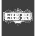 thumbnail image 4 of Beetlejuice Beetlejuice White Sign Logo Adult Charcoal Crew Neck Short Sleeve Tee-Medium, 4 of 4