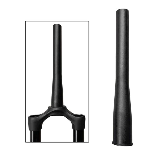 Accesorios de tubo de cabeza de horquilla delantera de bicicleta , Kit de reparación de horquilla delantera de ciclismo, pieza de repuesto Vertebral negra DYNWAVEMX Tubo de dirección de la horquilla delantera