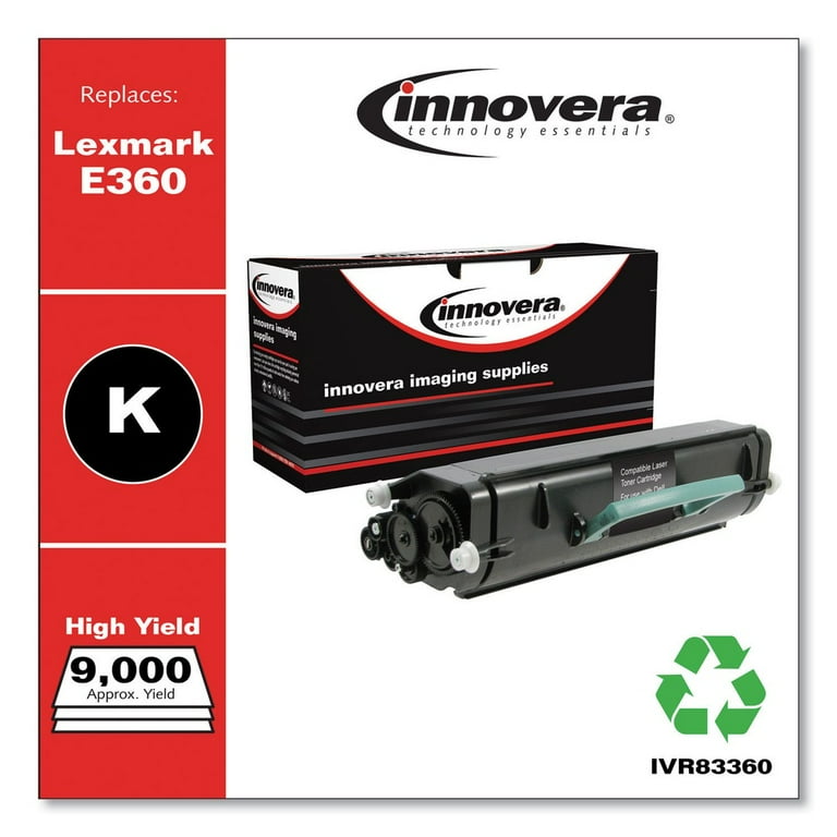 E360H21A High-Yield Toner, 9,000 Page-Yield, Black E360H21A High-Yield Toner, 9,000 Page-Yield, Black
