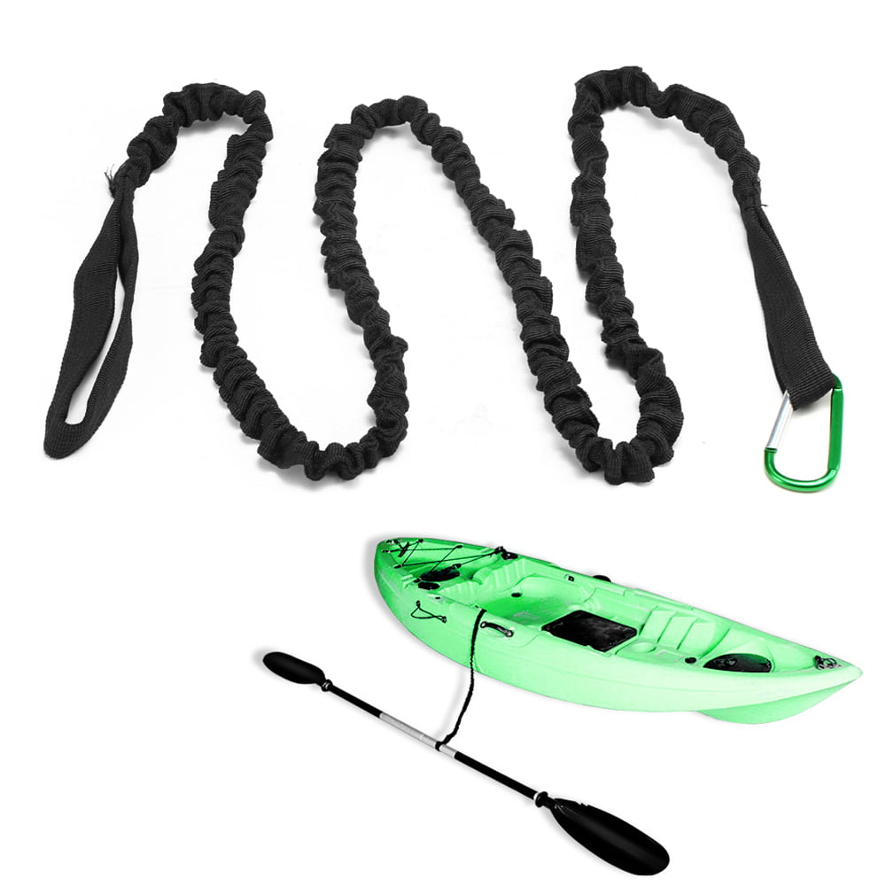 Kayak Canoe SUP Paddle Board Leash Fishing Rod Safety Holder Lanyard Black 