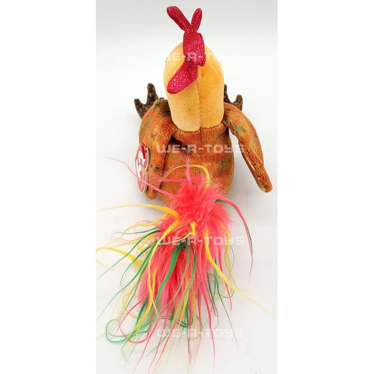 Ty Beanie Baby: Rooster - Chinese Zodiac | Stuffed Animal | MWMT