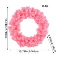 thumbnail image 3 of Titcea Christmas Wreaths for Front Door, Xmas Decor Artificial Flower Winter Wreath, 16 Inch, 3 of 7
