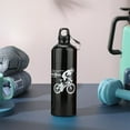 thumbnail image 5 of Fmbmuo Water Bottle Black Aluminum alloy Sports High Volume 650ml with Carry Handle, 5 of 5