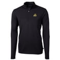 thumbnail image 2 of Men's Cutter & Buck Black Bryant Bulldogs Big & Tall Virtue Eco Pique Recycled Quarter-Zip Pullover Top, 2 of 3