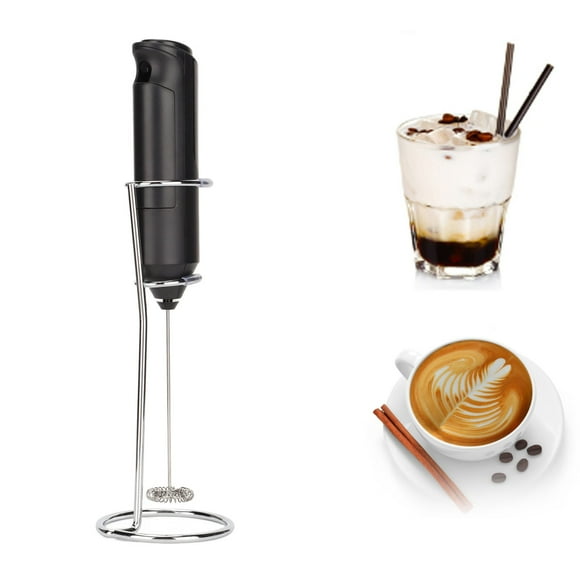 Handheld Milk Frother, Drink Mixer Mini Blender For Coffee, Stainless Steel Upgrade Electric Whisk Drink Mixer With Bracket For Coffee