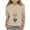 Khaki B, variant on Valentine's Day Shirt for Girls Graphic Pollover Shirts Fashion Casual Crew Neck 3/4 Sleeve Tops Trendy Size 3-12