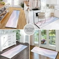 thumbnail image 6 of Yayeee Runner Rug for Bedroom 2'x6' Machine Washable Hallway Non Slip Mat, Light Blue Gradient, 6 of 8