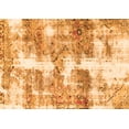 thumbnail image 1 of Ahgly Company Indoor Rectangle Abstract Orange Modern Area Rugs, 4' x 6', 1 of 4