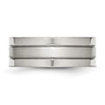 thumbnail image 2 of Stainless Steel Grooved 8mm Satin and Polished Band, 2 of 8