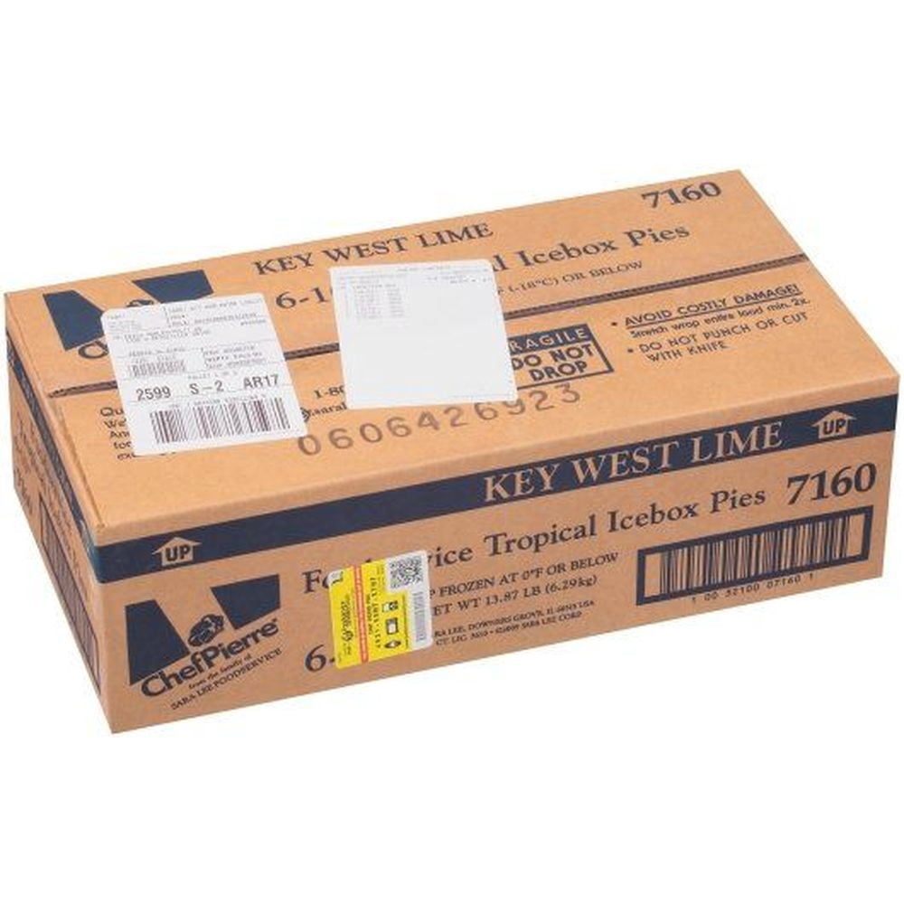 Chef Pierre 10 inch Key West Lime Icebox Pie, 37 Ounce -- 6 per case