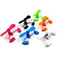 thumbnail image 2 of Mini ventilador para teléfono de 6 piezas - Ventilador potente y colorido compatible con iPhone, iPad, teléfono inteligente Android, tableta - Accesorios de verano para teléfonos móviles (3 en 1), 2 of 5