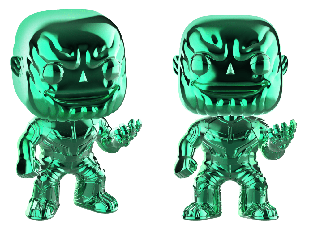 thanos chrome funko pop