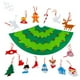 thumbnail image 4 of Juego de juguetes de Navidad desmontables de pared de árbol de Navidad de fieltro de bricolaje FleinngHoz JD711621150, 4 of 7
