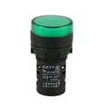 thumbnail image 4 of 6 Pcs AC220V Green LED Power Indicator Pilot Signal Light Lamp 22mm Dia, 4 of 8
