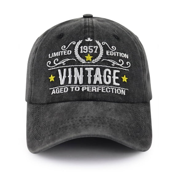 Mens Hat Unisex Baseball Distressed Classic Dad Adjustable Snapback Outdoor Ball Caps Black L