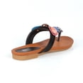 thumbnail image 3 of Brianna Multi Color Stone Women's Thong Sandals, 3 of 3