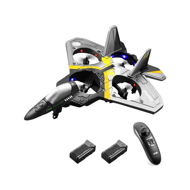 4drc V17 Remote Control Airplane 2.4ghz Foam Rc Plane For Adults And Kids, Quadcopter Helicopter Toy With Rotating And Stunt Rolling, Gravity Sensor,