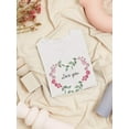 thumbnail image 3 of Love You Rose Garland Shaped T-Shirt Women -Image by Shutterstock, Female Medium, 3 of 4