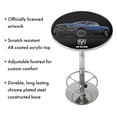 thumbnail image 3 of RAM Truck Blue Bar Table with Adjustable Footrest and Acrylic Top, 3 of 5