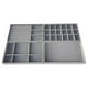 thumbnail image 1 of Organizador de Bandejas de Joyería Salvador 4 piezas Inserción de Cajones Gris, 1 of 2