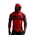 thumbnail image 2 of Sun Shirt with Hood Men Breathable Fishing Long Sleeve Sun Protection Summer Lightweight UV Hoodie, 3XL, 2 of 8