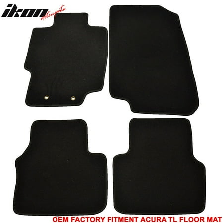 Acura Tl Floor Mats - Fits 04-08 Acura TL 4Dr OEM Factory Fitment Car Floor Mats Front & Rear Nylon