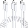 thumbnail image 1 of iPhone Snabbladdningskabel 3-Pack 2M USB C till Lightning Kabel [MFi-Certifierad] Ny iPhone Kabel Kompatibel med iPhone14 13 12 11 Pro Max X XS, 1 of 5