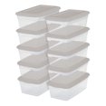 thumbnail image 3 of Sterilite Set of (10) 5.7 L Storage Boxes Grey, 3 of 3