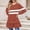 (Fashion 3)Orange, variant on Aimik Women's Winter Long Sweatshirt Ruffle Hem Polka Dot Print Tunic Tops Soft Loose Long Sleeve Pullover Tops