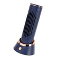 thumbnail image 1 of Mini Bladeless Tower Fan, ABS Personal Small Bladeless Tower Fan Type C 3 Speed 4000mAh  for Office, 1 of 7