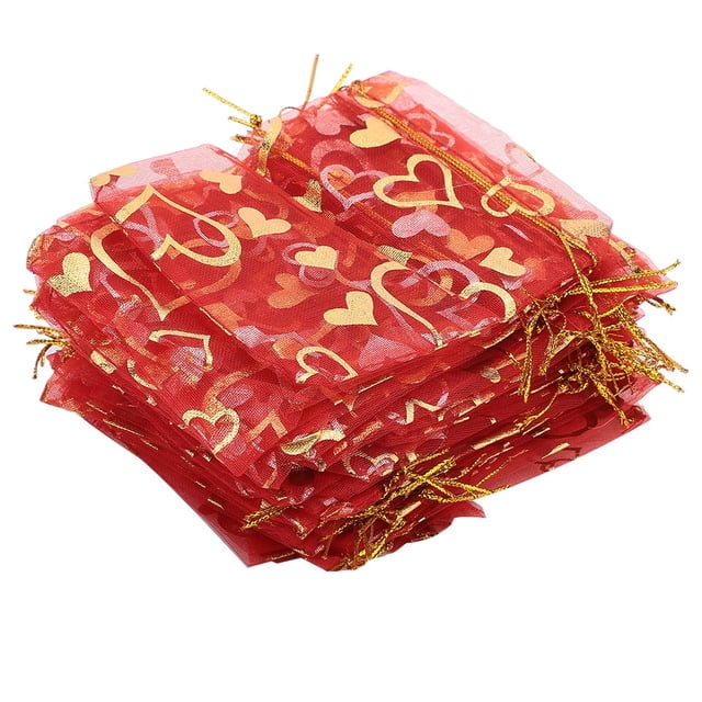 Bolsa de dulces, bolsa de malla de 100 piezas, bolsa de malla para regalo de boda, confiabilidad excepcional