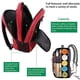 thumbnail image 5 of Mochila de viaje para computadora portátil, mochila para juegos, mochila impermeable para negocios, mochila universitaria, elegante bolso para computadora portátil para hombres y mujeres, color rojo, 5 of 7