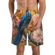 thumbnail image 1 of Balery Bluebird Blossom Elegance Traje de Baño Estilo Hawaiano para Hombre, Shorts de Secado Rápido con Bolsillos-X-Large, 1 of 5
