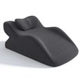 thumbnail image 1 of Cushions & Pillows 2Pcs Set Ergonomic Memory Foam Intimate Positioning Pillow for Couples with Mini Support Cushion Dark Grey, 1 of 5