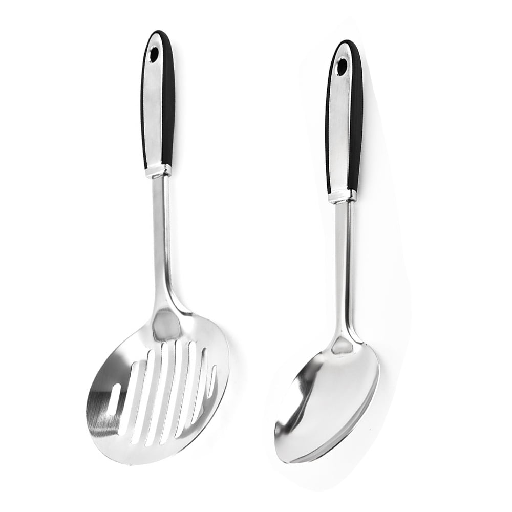 2Piece Stainless Steel Kitchen Utensil Set Durable DishwasherSafe Cookware Set Kitchenware