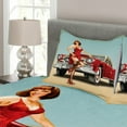thumbnail image 3 of Ambesonne Pin up Girl Quilted Bedspread Set 3 Pcs, Dutch Haircut Style, Queen Size, Multicolor, 3 of 4