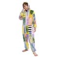 thumbnail image 5 of Vzayyk 4T-14Y Size Aviliable Cozy One-Piece Footless Sleeper Pajama A Grid Of Squares, 5 of 8