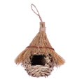 thumbnail image 6 of Humming Bird Houses for Outdoor Hanging, Grass Birds Hut,Hand Woven Hummingbird Nest,Wren Finch Bird House for Garden Window Outdoor Home, 6 of 8