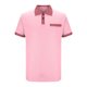 thumbnail image 4 of Blusa de Manga Corta de los Hombres Bloque Botones de Color Al Aire Libre Bolsillo Cuello de Vuelta, Mezcla de Rayón Poliéster para Casual Diario, 4 of 8