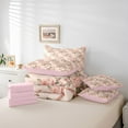 thumbnail image 6 of Castle Fairy Teens Rose Bedding Comforter Set,Spring Garden Flower King Bedding Sets, 6 of 8
