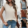 thumbnail image 2 of 2024 Spring Summer top women's casual short-sleeved sweater, 2 of 9