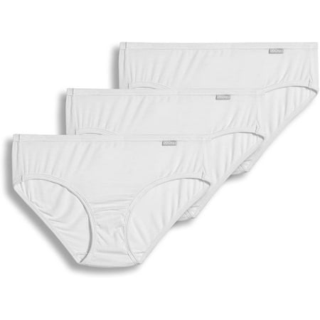 Jockey Women's Underwear Supersoft Bikini - 3 Pack, white, 5 | Walmart ...
