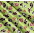 thumbnail image 3 of Soimoi Cotton Poplin Fabric Colorful Shells Ocean Print Fabric by Yard 42 Inch Wide, 3 of 7