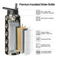 thumbnail image 2 of Pet Pattern Insulated Water Bottle with Paw Print - 18/8 Stainless Steel Construction & Copper Layer Technology, 2 of 6