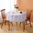 thumbnail image 3 of 60 Inch Round Lace Tablecloth Water Resistant Washable, Monarch Butterfly Aesthetic, 3 of 5