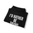 thumbnail image 4 of Skiing Hoodie, Gifts, Hooded Sweatshirt, 4 of 4