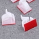 thumbnail image 3 of Clip para cable, 200 unidades, abrazadera para cable, clips adhesivos, soporte, organizador de carga, hebilla para línea de datos, blanco, doble cara, 100 unidades, 3 of 6