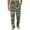 Mint Green, variant on Men's Knitted Fashionable Printed Pocket Casual Pants, Camouflage Pajama Pants for Home, Sleep and Lounge Wear,Army Green,L